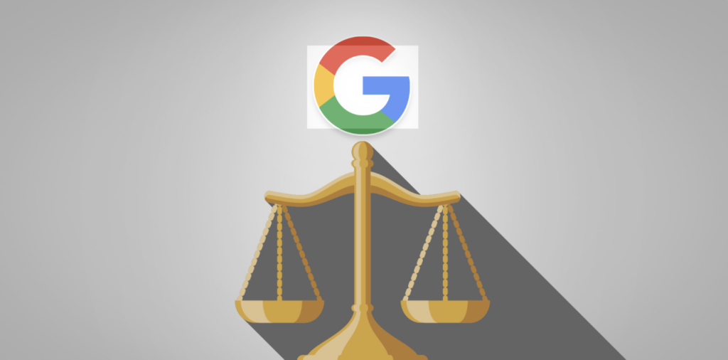 Google search results page showing AI Overviews affecting law firm ranking positions in 2026