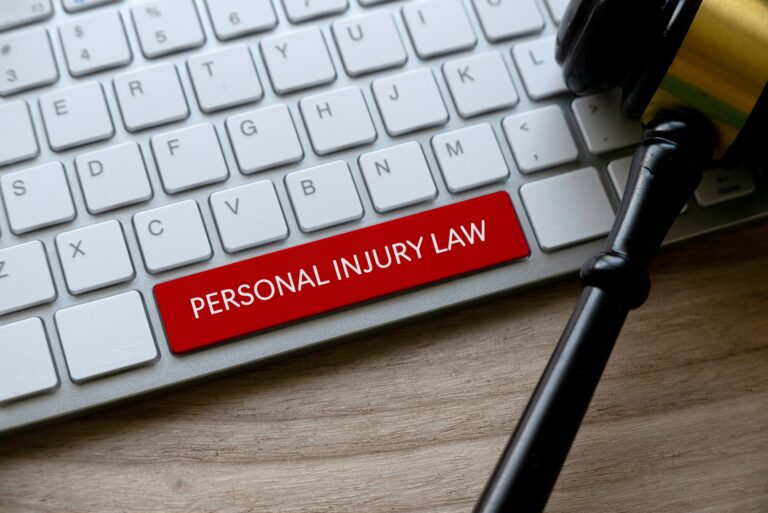Personal injury law firm team analyzing marketing growth data and lead generation metrics on a dashboard