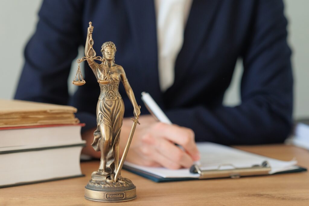 Personal injury law firm team using digital marketing tools and CRM for client intake